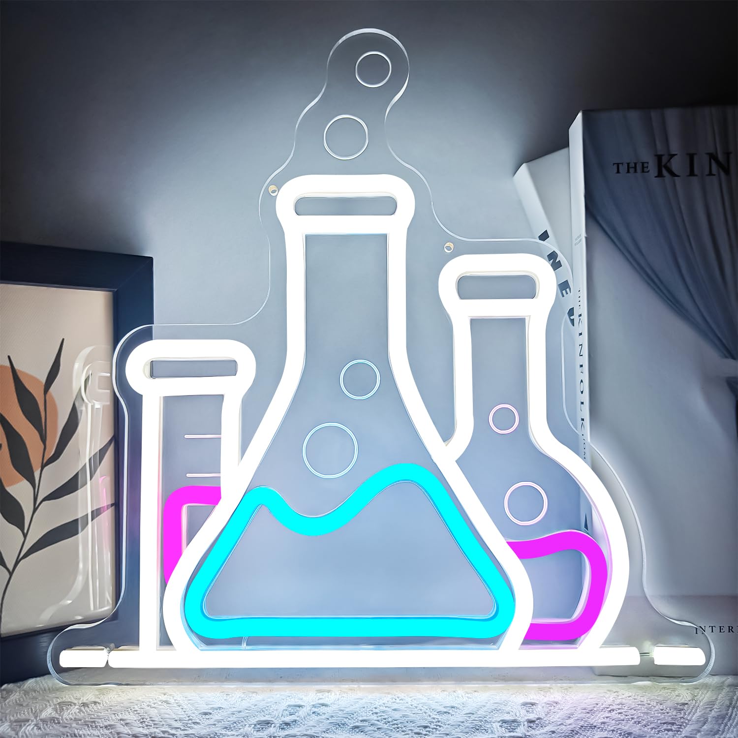 Amazon.com: Jeanchrl Science Neon Sign Dimmable Classroom Neon