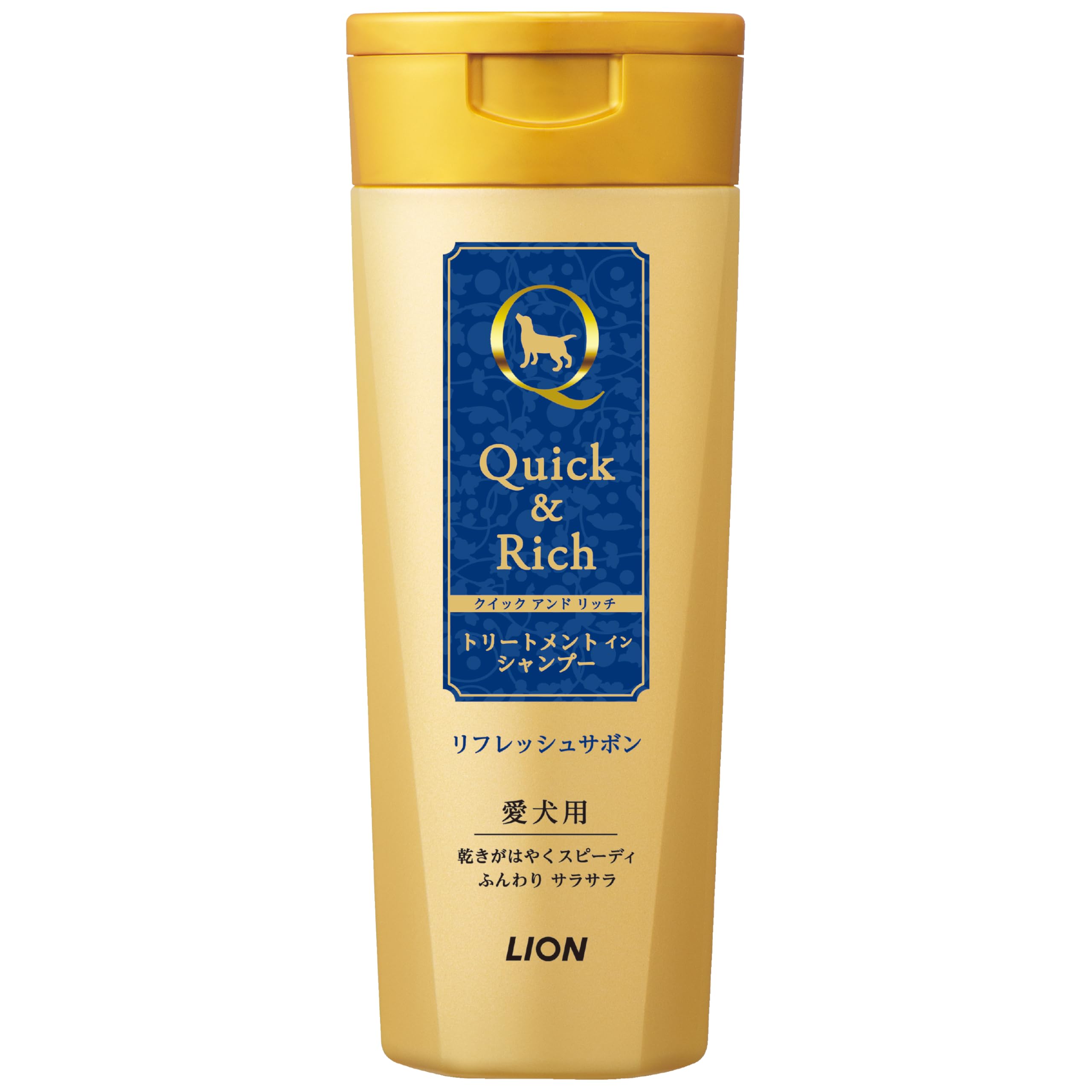 ライオン (LION) クイック&リッチ トリートメントインシャンプー全犬種用リフレッシュサボン 200ml商品画像