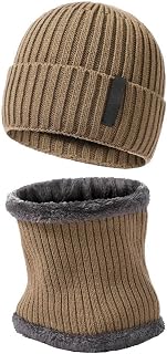 Kit de gorro, guantes, bufanda, bufanda de punto cálido, guantes de pantalla, bufanda forrada, sombrero, bufanda, sombrero para hombres y mujeres, bufanda para actividades al aire libre, guantes y