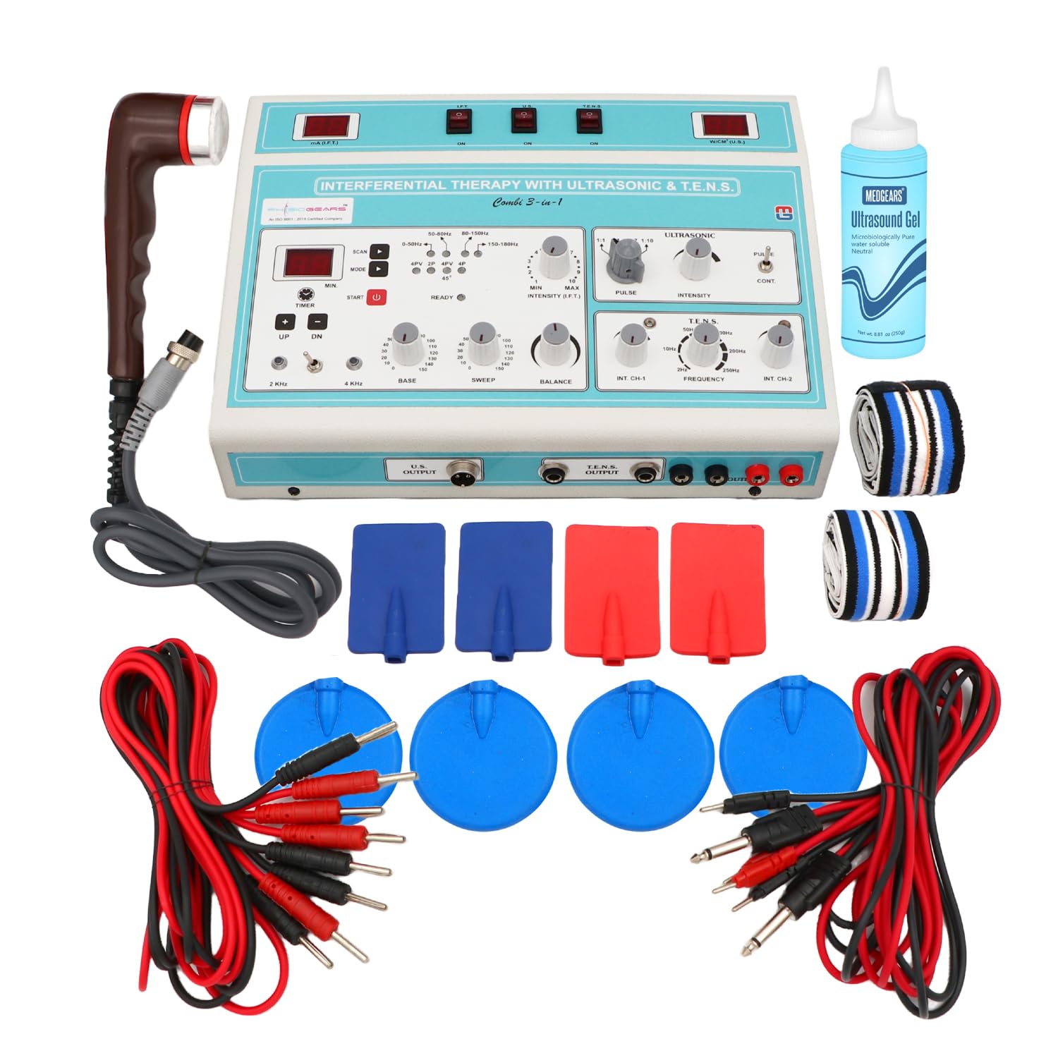 MEDGEARS 3 in 1 IFT Ultrasound Tens Physiotherapy Machine Electrotherapy Combo for All Pain Relief Device Physiotherapy Equipment (B088X14Z1B) Amazon Price History, Amazon Price Tracker