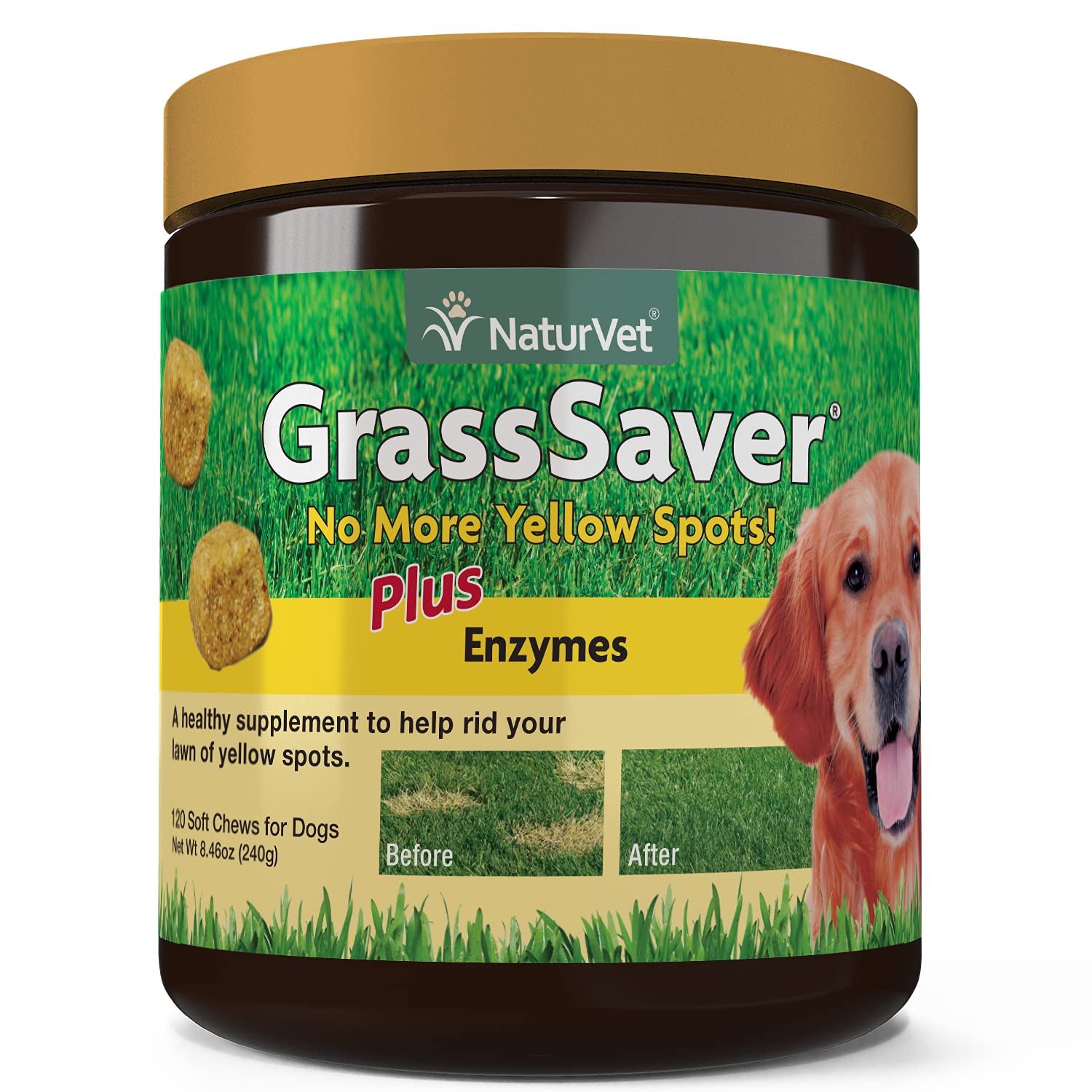 NaturVet GrassSaver Supplement for Dogs Healthy