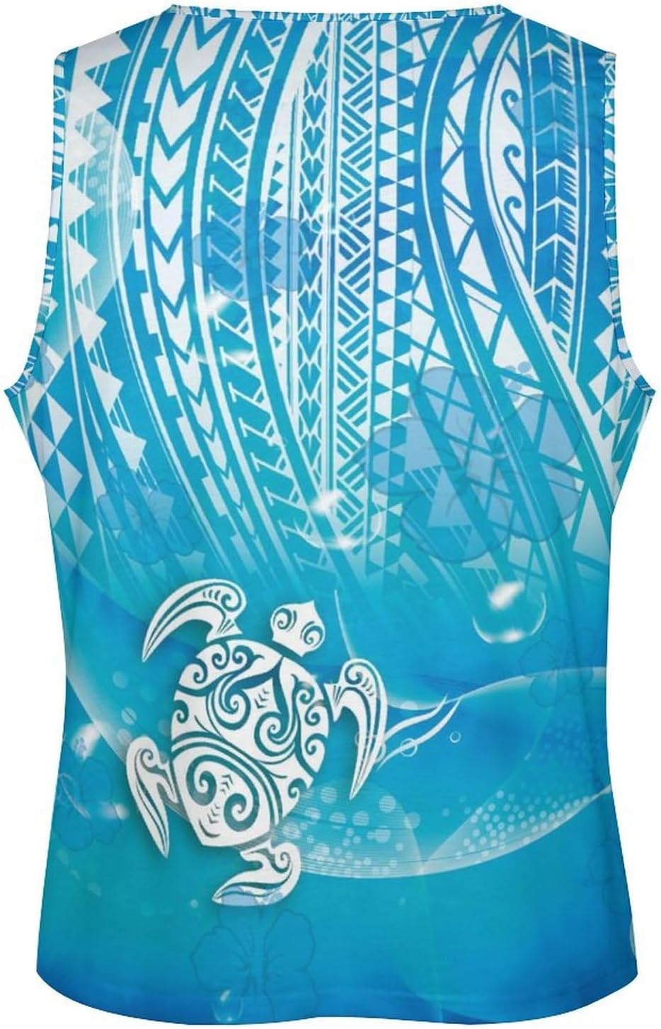 joo meryer Polynesian Tank Top for Men Tribal American Samoa Printed Workout Gym Muscle T-Shirt - Image 5