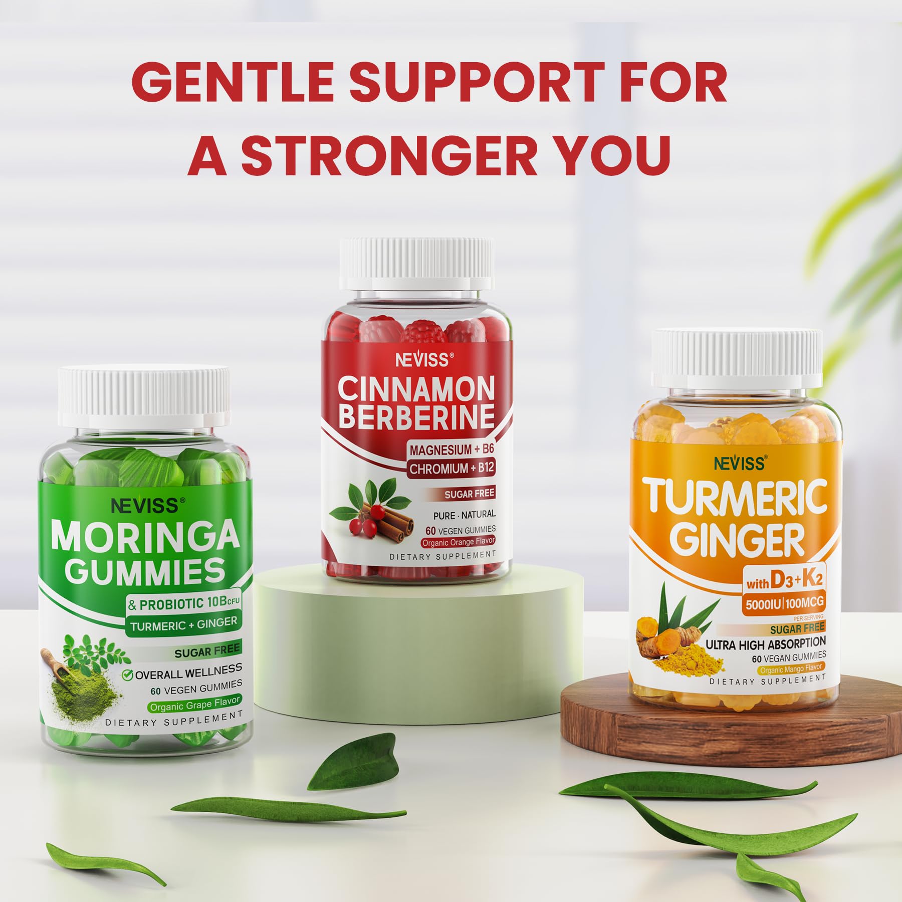 Ceylon Cinnamon Berberine Gummies Supplements 2000mg, Sugar Free, Vegan — Amazon image 7