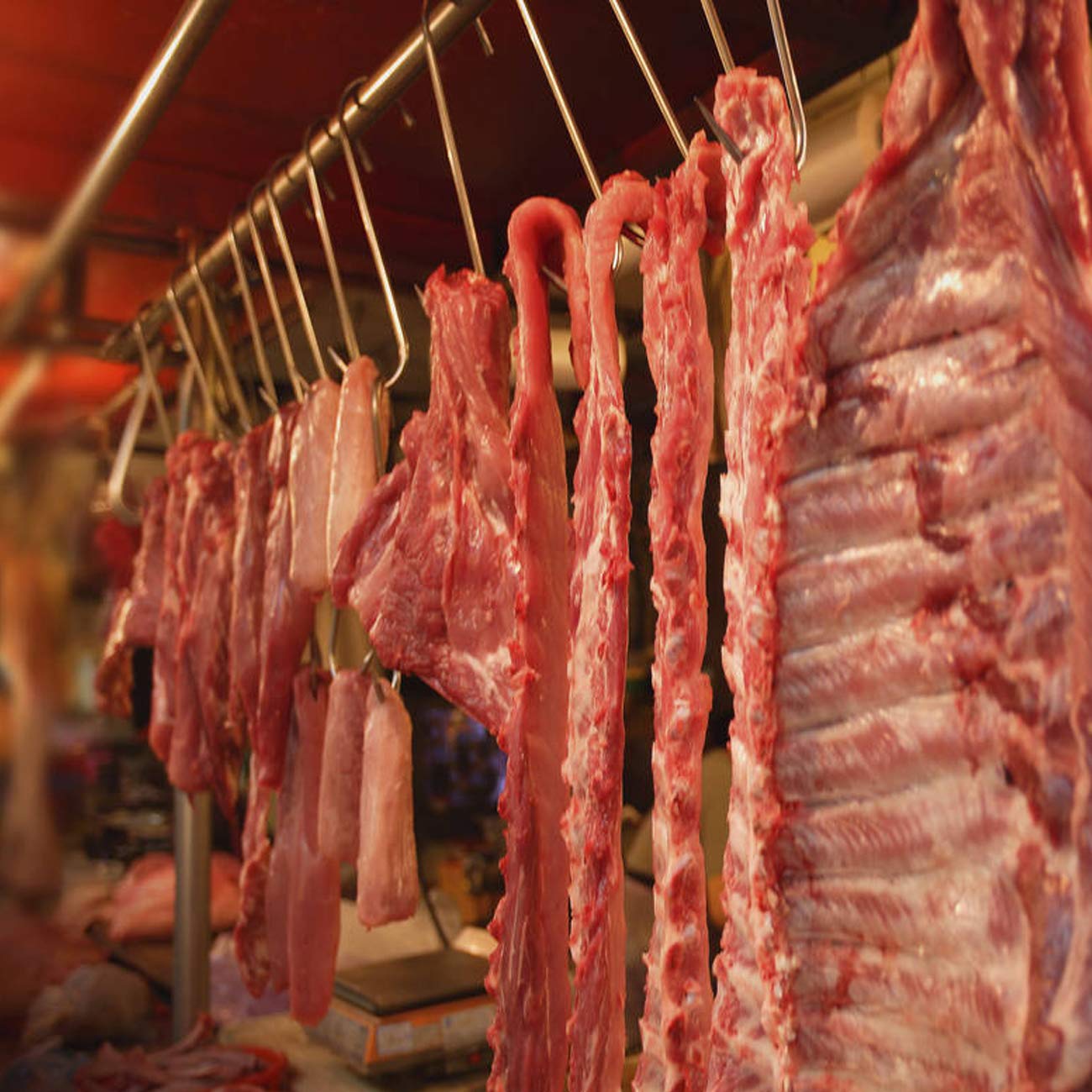 Meat Hook Injuries Meat Hanging Hooks Nearby