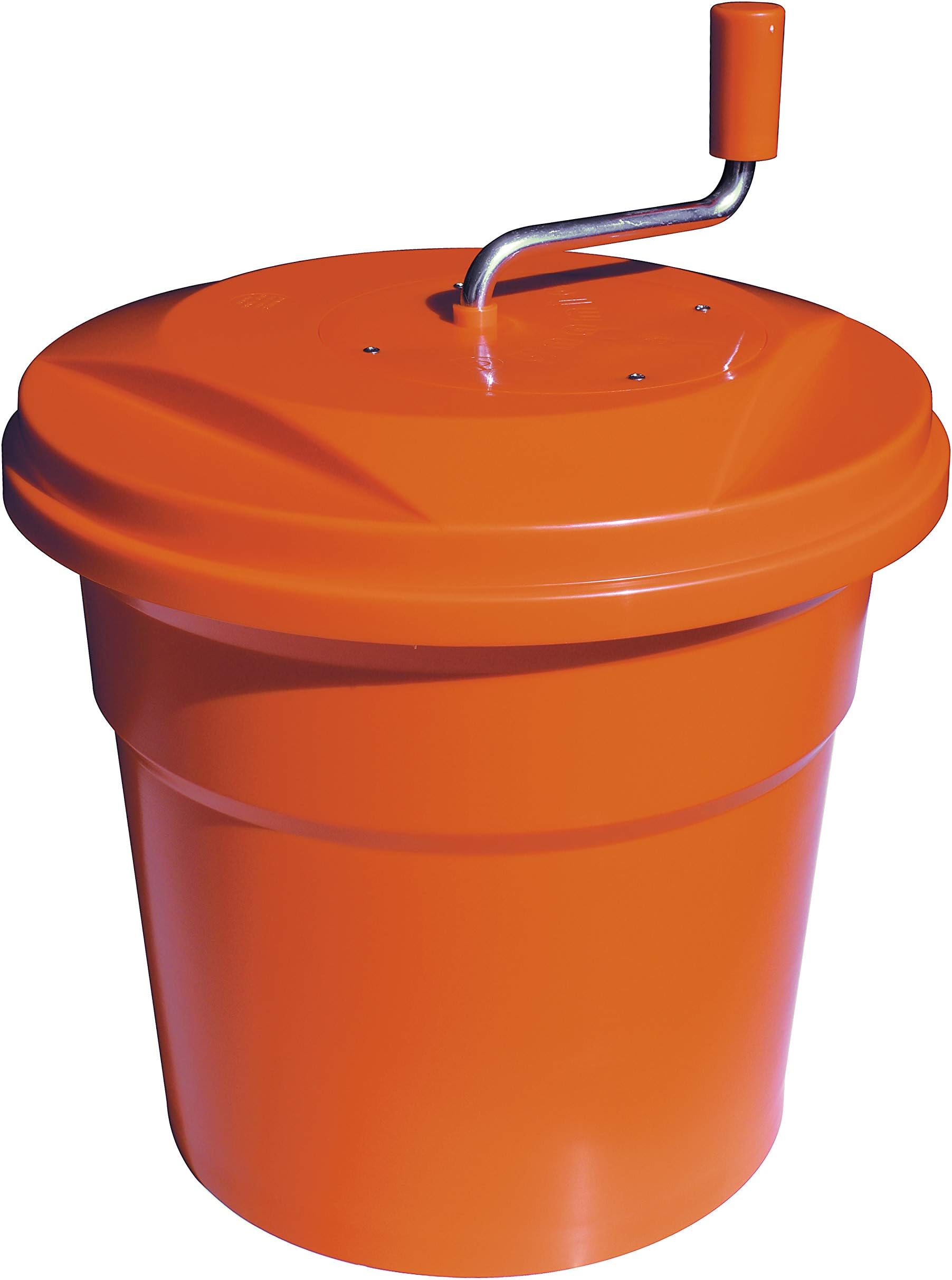 Dynamic E002 Manual Salad Spinner 5 Gallons, Dries up to 6-8 Heads of Lettuce
