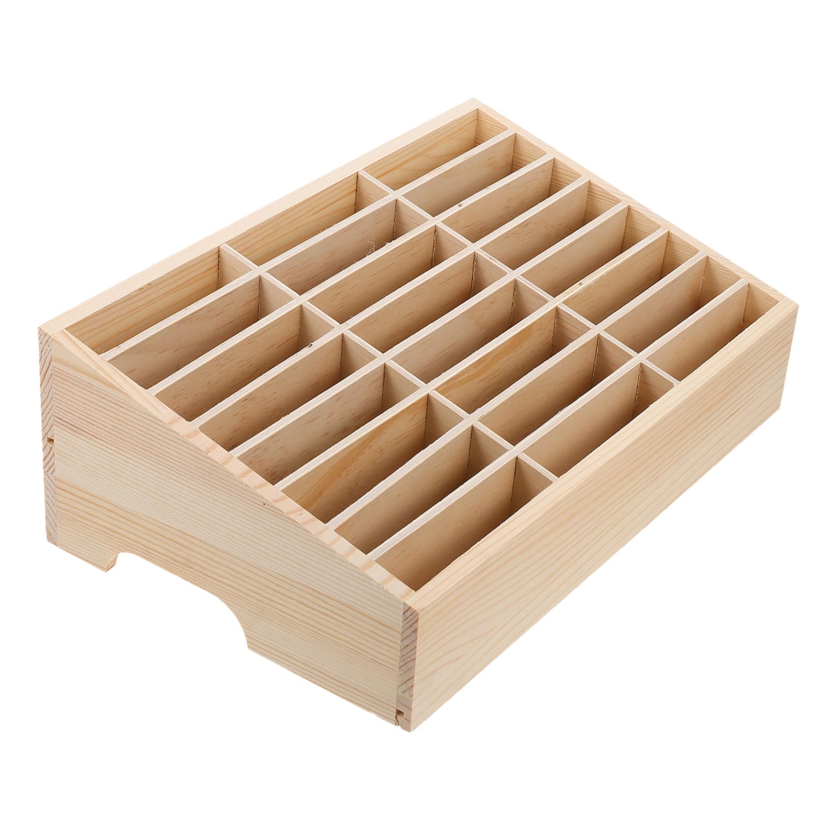 Atelier de réparation et classe rangés grâce au support bois téléphones portables