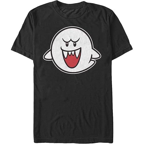 Nintendo Men's Super Mario Boo Character Portrait T-Shirt