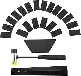 Artilife Laminate Wood Flooring Installation Kit with 20 Spacers, Tapping Block, Pull Bar and Mallet Flooring Tool Set