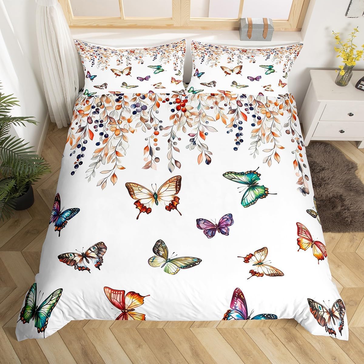Housse de couette 140x200 papillon : enfiler votre couette sans effort