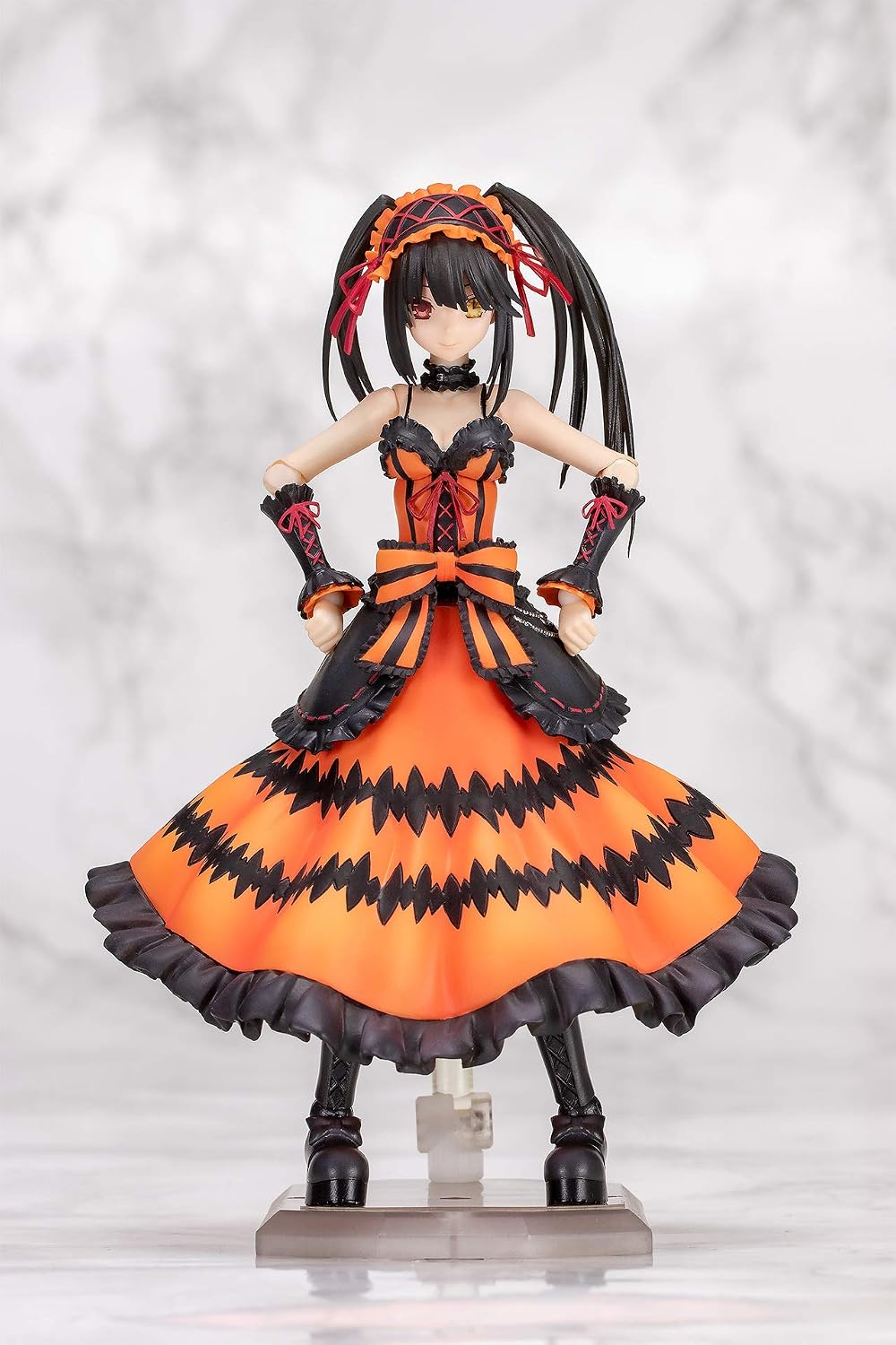 Pulchra Date A Live: Kurumi Tokisaki 1:12 Scale Posable Figure, Multicolor