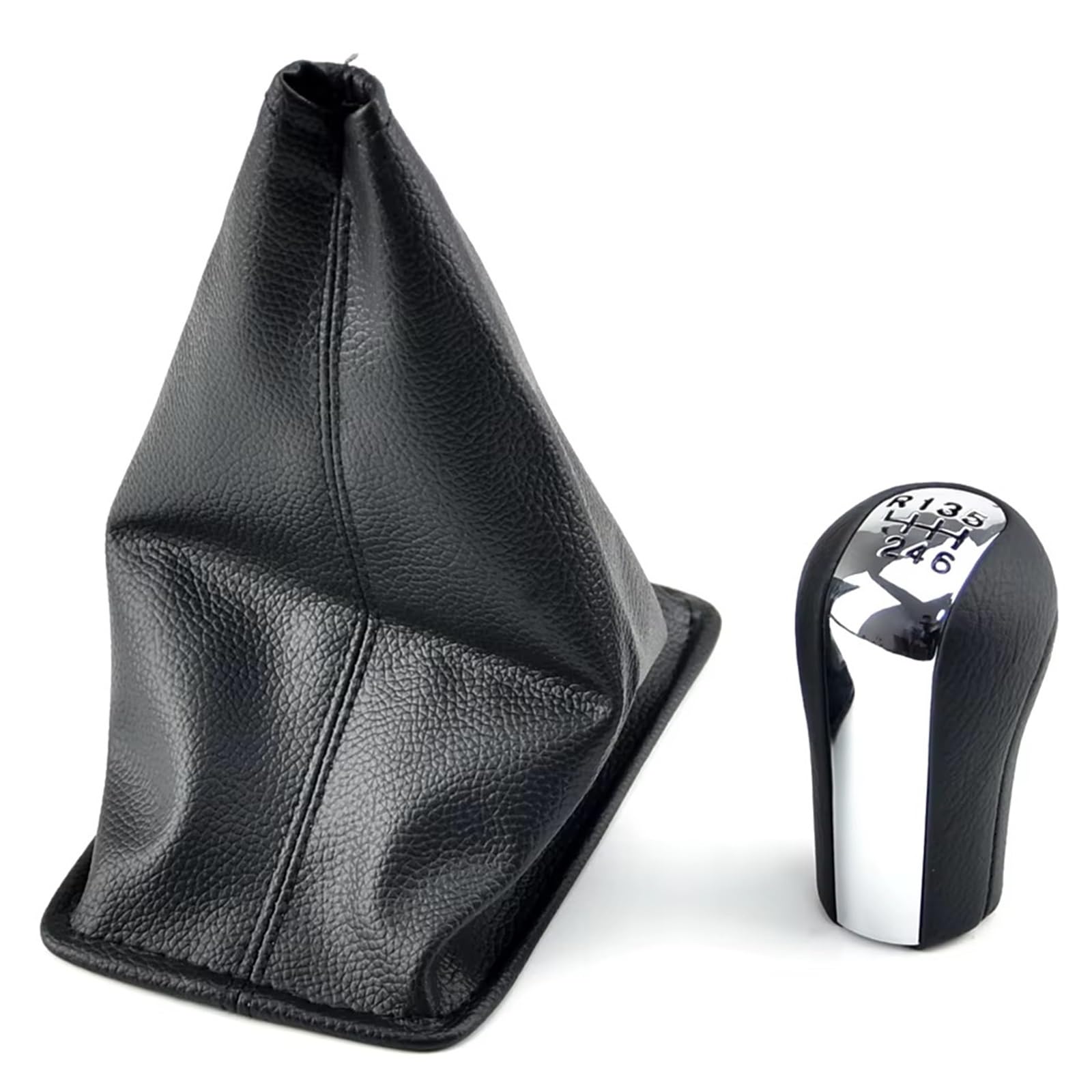 WSBOJXTH Gear Stick Compatible with Toyota for AVENSIS 1997-2008 for Yaris for VITZ 1999-2005 Manual 5 6 Speed Gear Shift Knob Dustproof Cover Gaitor Boot Collar(6 Speed 1)