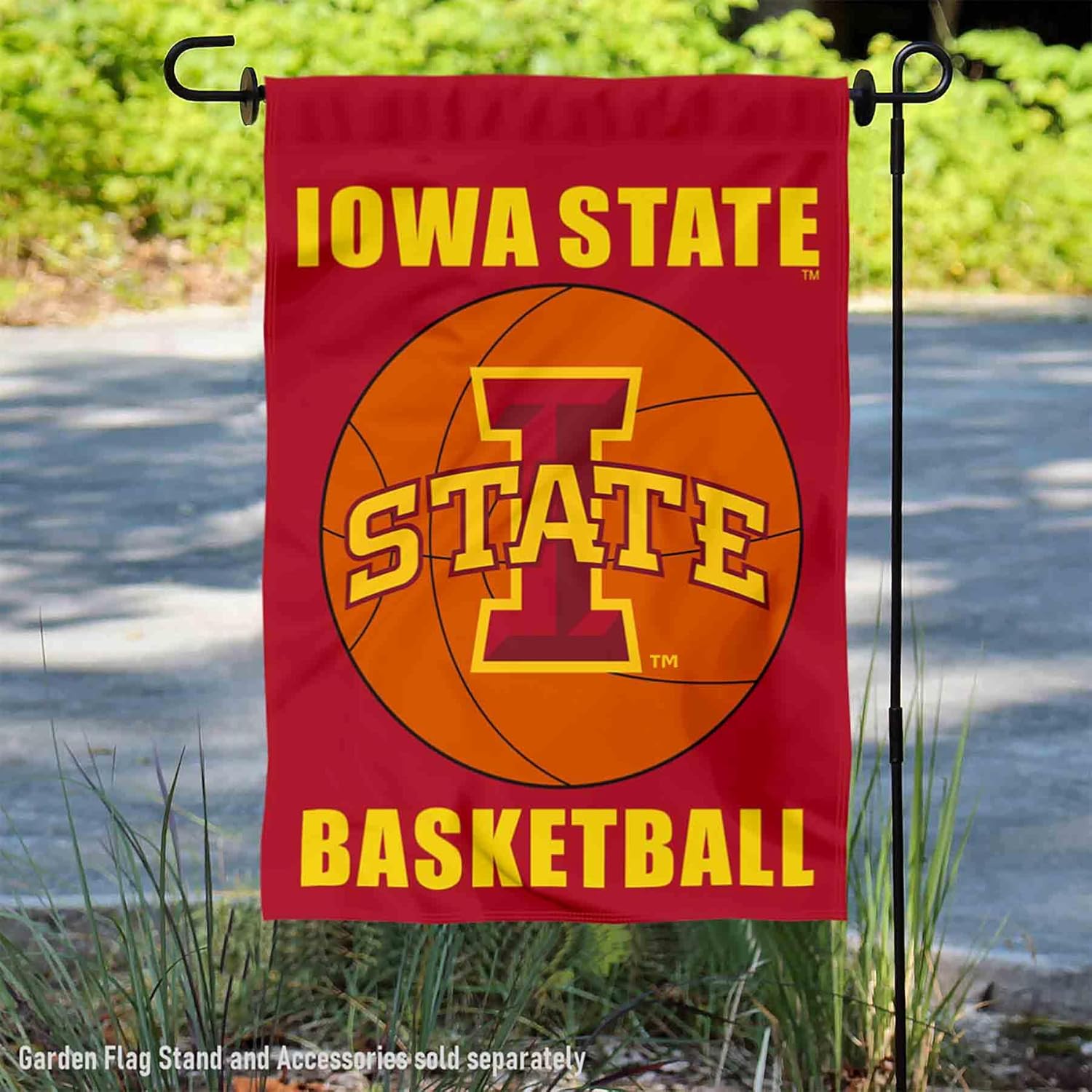 Iowa State Cyclones Basketball Garden Flag - Image 2