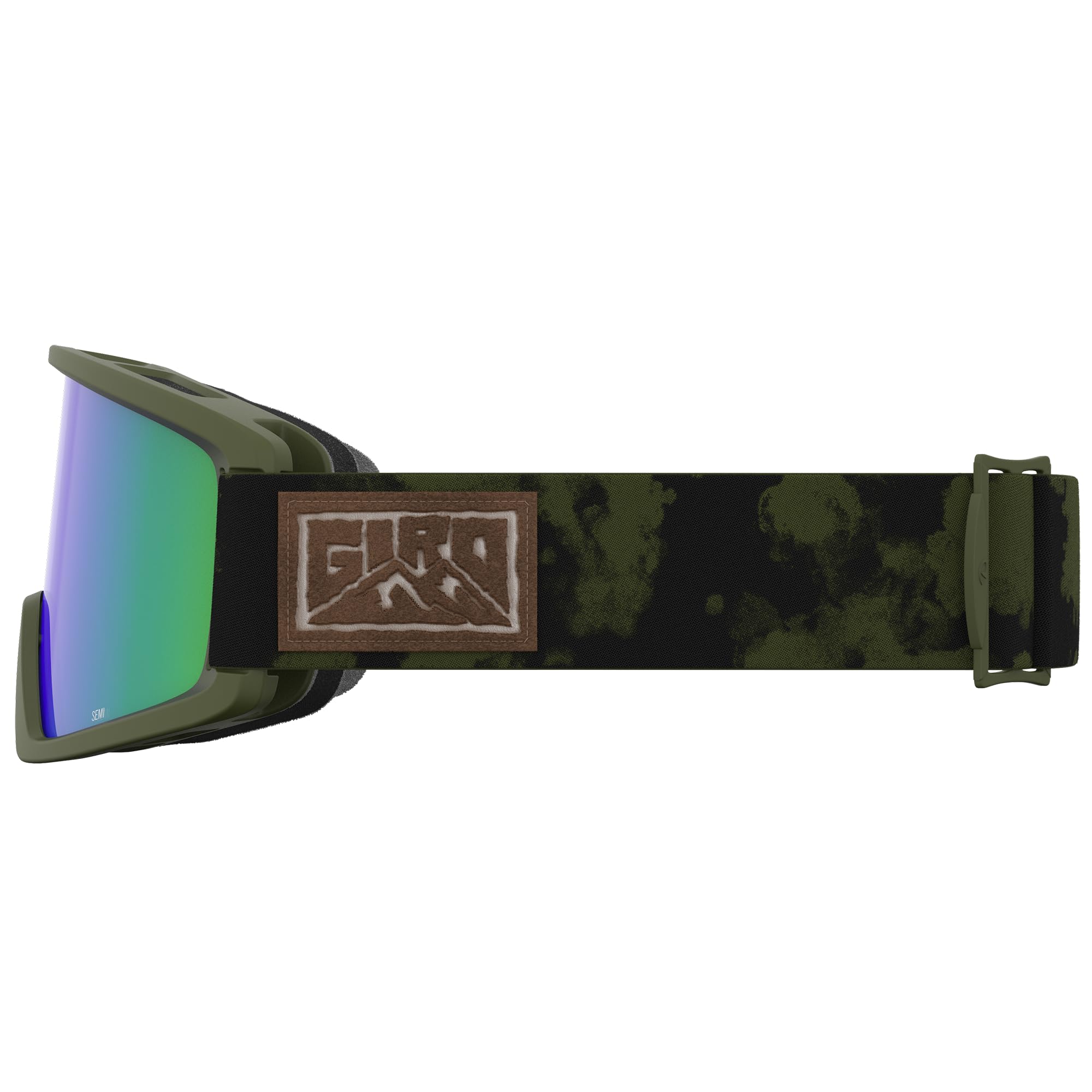 Giro Semi Snow Goggles - Trail Green Clouddust - Loden/Yellow Lens - One Size - Image 2