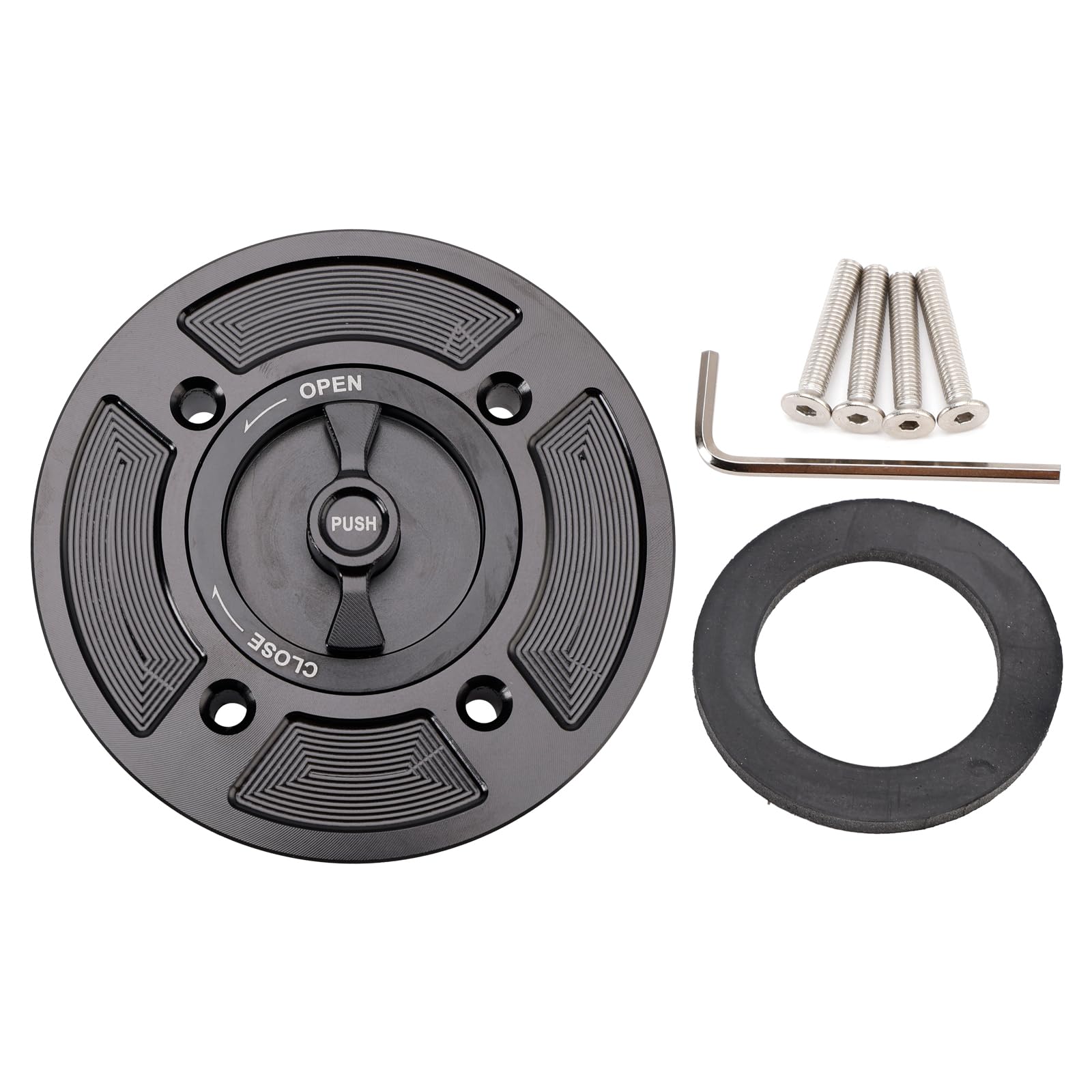 サーマルクール・チップ Amazon.com: MAD HORNETS Quick Release Keyless Fuel Gas Cap 112mm
