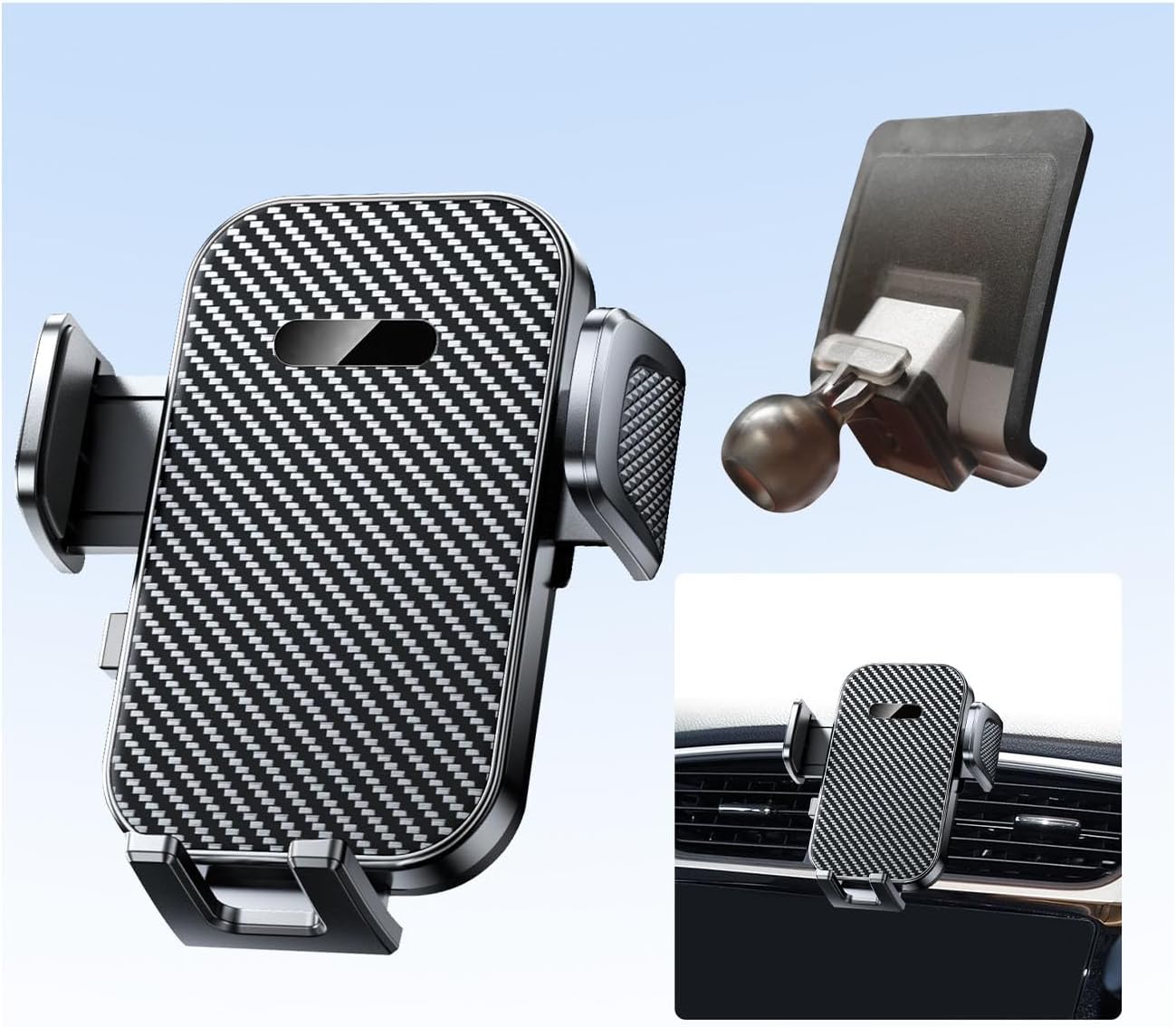 Car Phone Holder for Nissan Sentra 2013-2019 Accessories,Ultra-Stable Clip with Anti-Shake,360° Rotation Smart Phone Mount