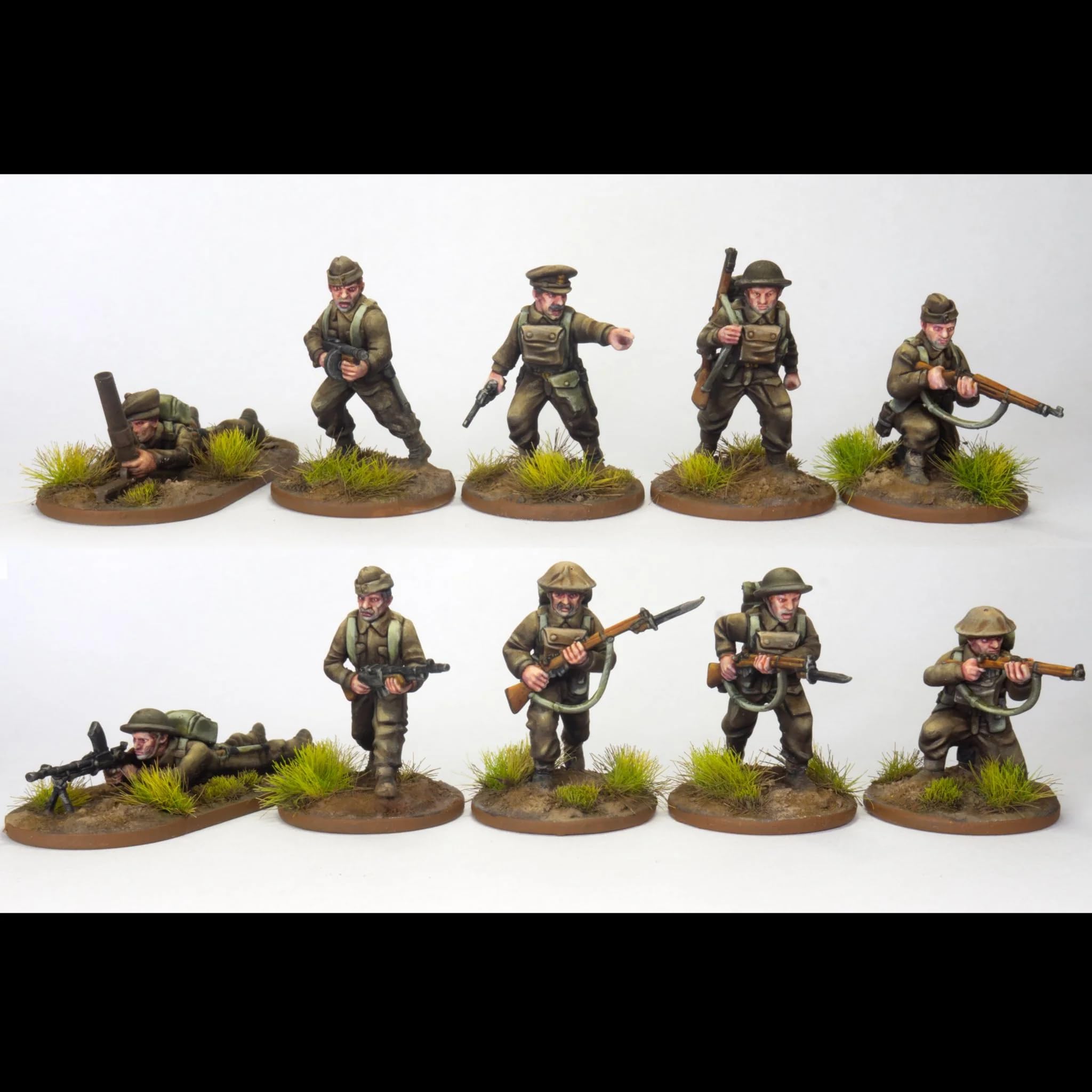Wargames Atlantic, World Ablaze The Second World War, British Expeditionary Force, WAAWA007, Green, Small - Image 4