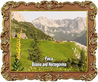 Foca Bosnia and Herzegovina Refrigerator Magnet Travel Souvenir Fridge Decoration Craft Collection 3D