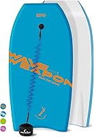 Vista 10 de Own the Wave Bodyboard 'Wave Weapon' para Todas las Condiciones de Olas - Ligera con Núcleo EPS Fondo Liso HDPE Bodyboards para Playa con Correa