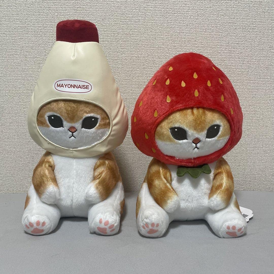 Amazon.co.jp: mofusand BIG ぬいぐるみ いちごにゃん マヨネーズ