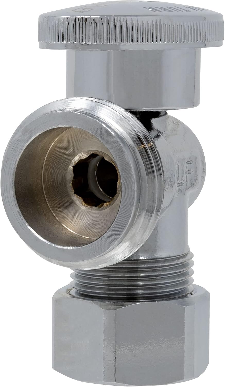 1/4 Turn Washing Machine Angle Stop, 5/8" OD Compression x 3/4" MHT Miiflex Heavy Duty Chrome Plated Brass Quarter Shut Off Valve with Ferrule and Nut for Residential/Commercial [2 Pack] | Miiflex Heavy Duty Chrome Plated Brass Quarter Shut Off Valve with Ferrule and Nut for Residential/Commercial [2 Pack]