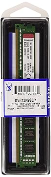 Kingston 4GB 1333 MHz 240-Pin DDR3 SDRAM Memory Module (KVR13N9S8/4)