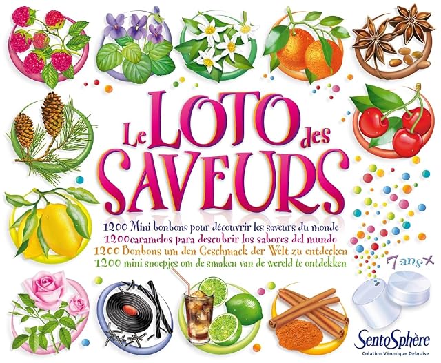 Foto 4 de 4 de Sentosphère - Loto de sabores - Juego sensorial Educativo con 30 sabores para degustar