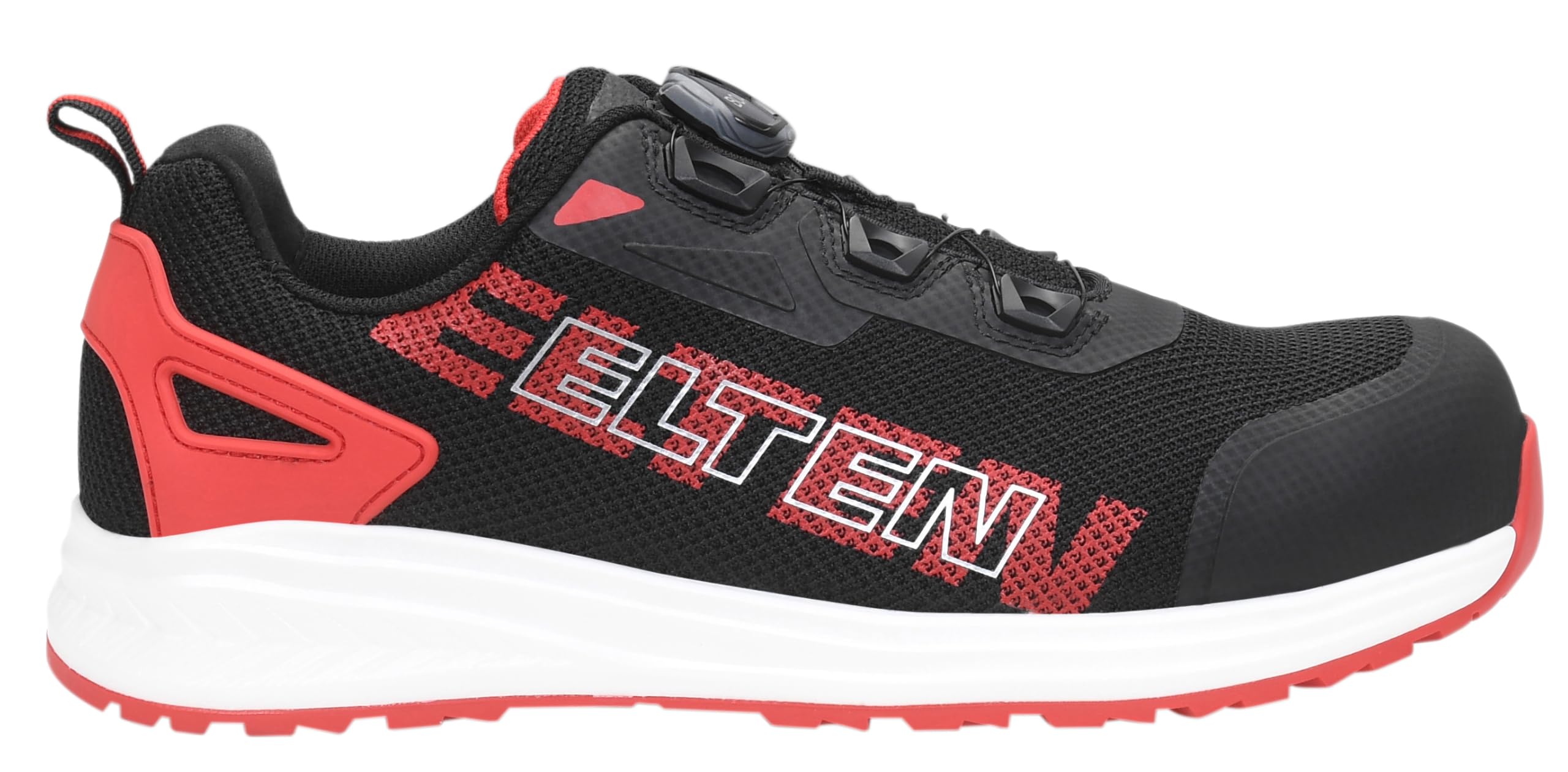 ELTEN BATIS BOA Black-red Low ESD S1PL