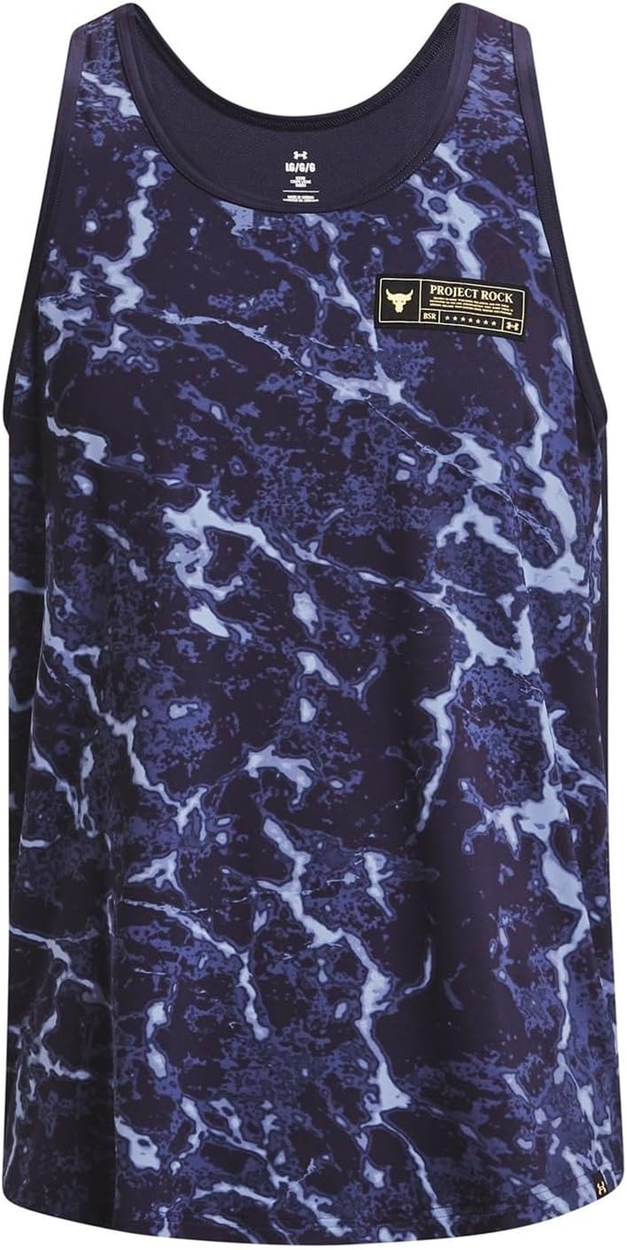 Under Armour Mens Project Rock Iso-chill Muscle Tank Jamaica Ubuy