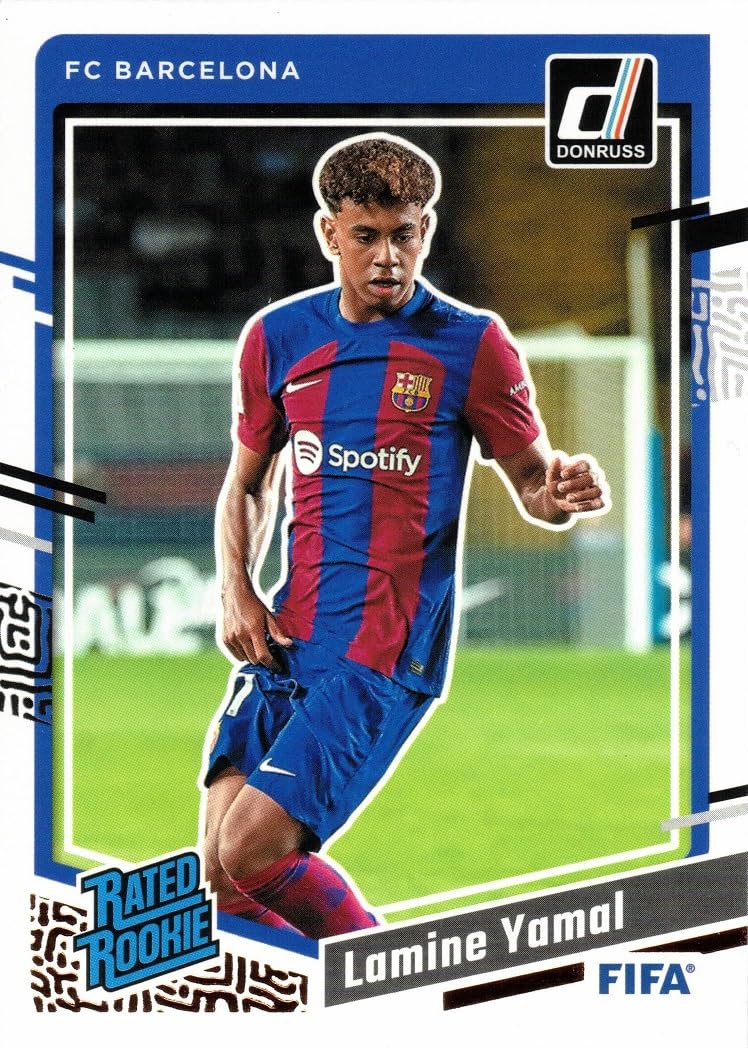 Amazon.com: 2023-24 Panini-Donruss Soccer #177 Lamine Yamal Rookie 