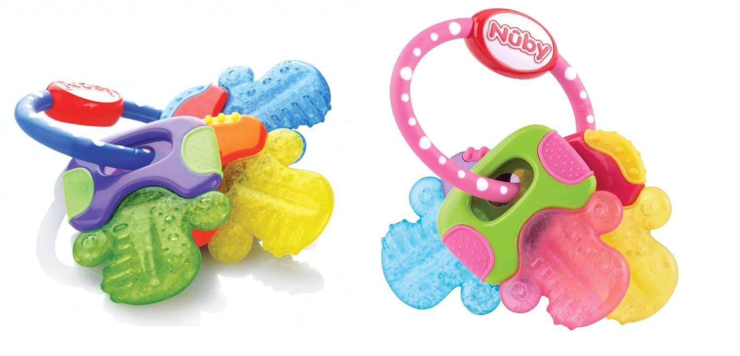 nuby soothing teether keys