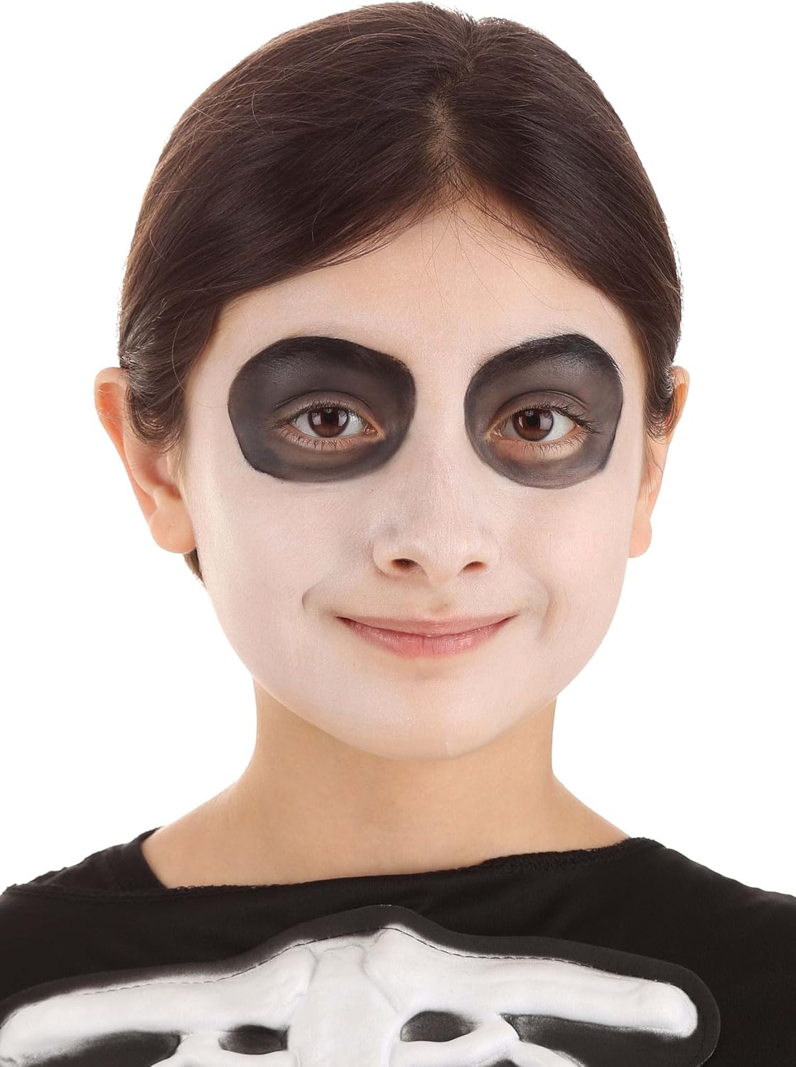 Fun Costumes Skeleton Makeup Kit - Non-Toxic, Easy to Wash, Includes Tray, Sponge, Pencil, Brush
