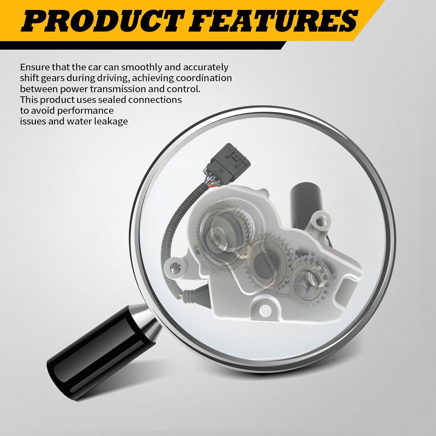 600-910 4WD Transfer Case Shift Motor Encoder w/RPO Code NP8 Compatible with Sierra 1500/2500 Yukon XL 2500 2003-2007 Transfer Case Motor Actuator