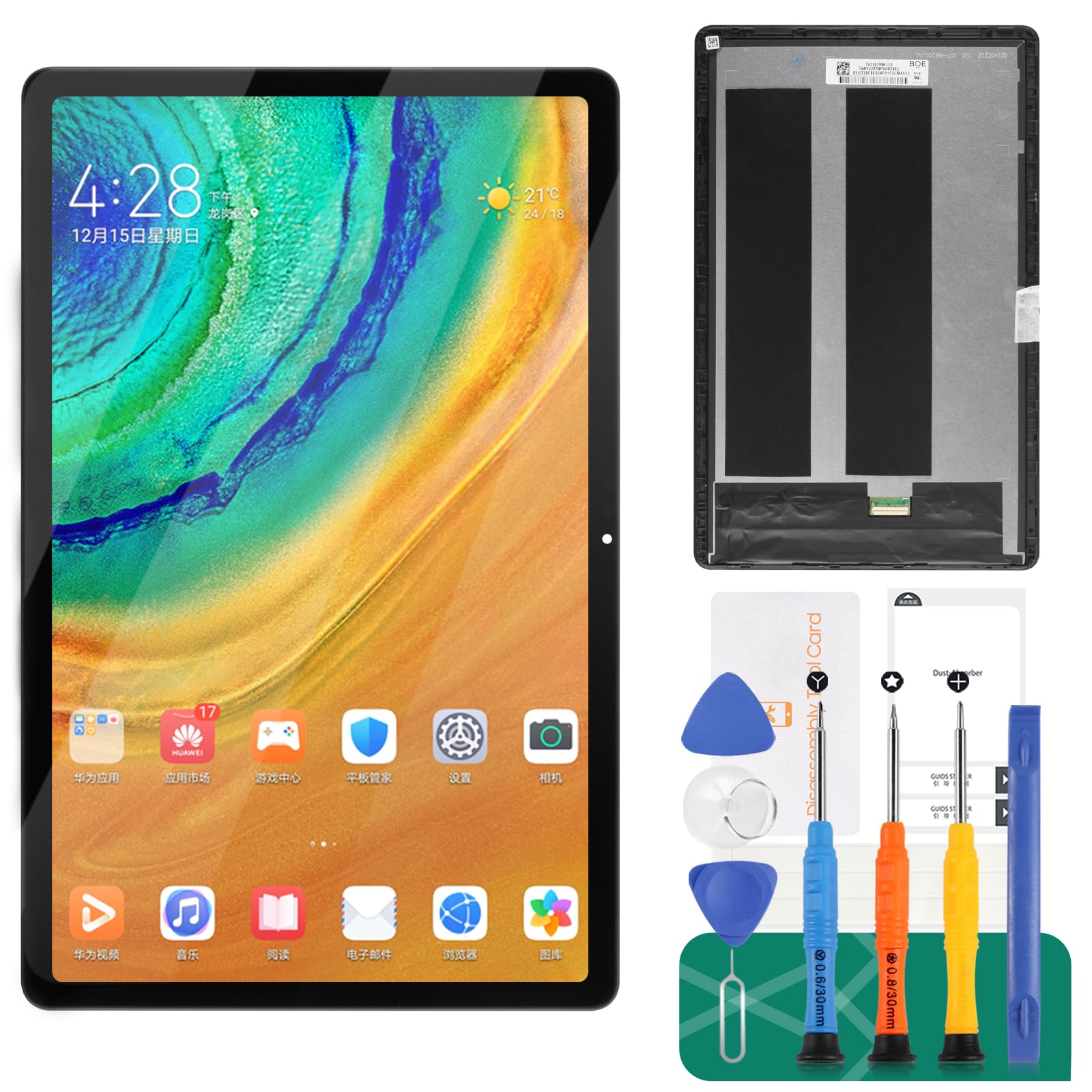 Pour Lenovo Tab P11 Pro YT-J706F Écran LCD Complet Noir Verre