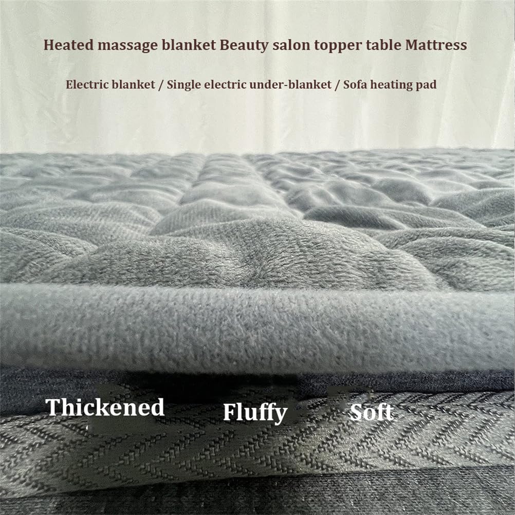 Copertura riscaldante per Lettino da Massaggio ed estetica – Termocoperta in Velluto per lettini (Ciglia, Massaggi, Spa)