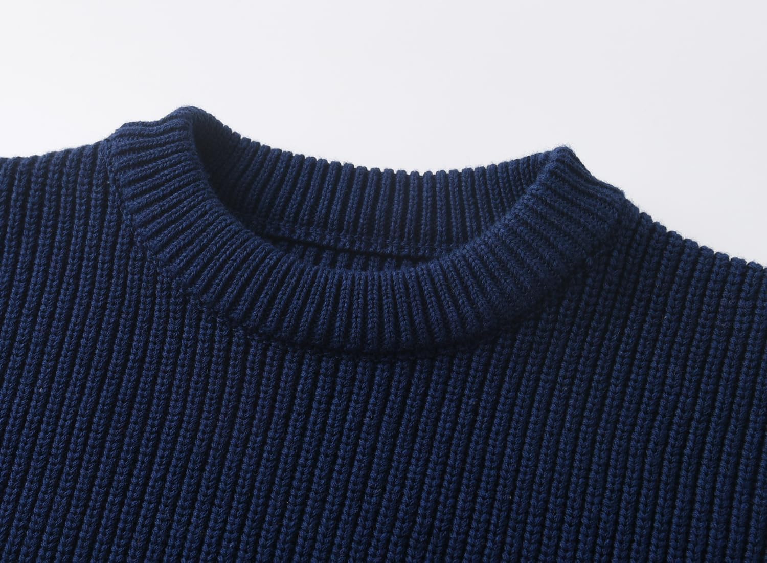 Toddler Baby Boys Girls Cotton Knit Sweater Crewneck Long Sleeve Pullover Top