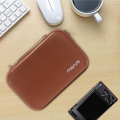 Miniatura 7 de MOSISO Funda para cámara compatible con cámara digital Sony ZV-1  ZV-1F  ZV-1 II Vlog y kit de accesorios para vlogger trípode, funda de transporte