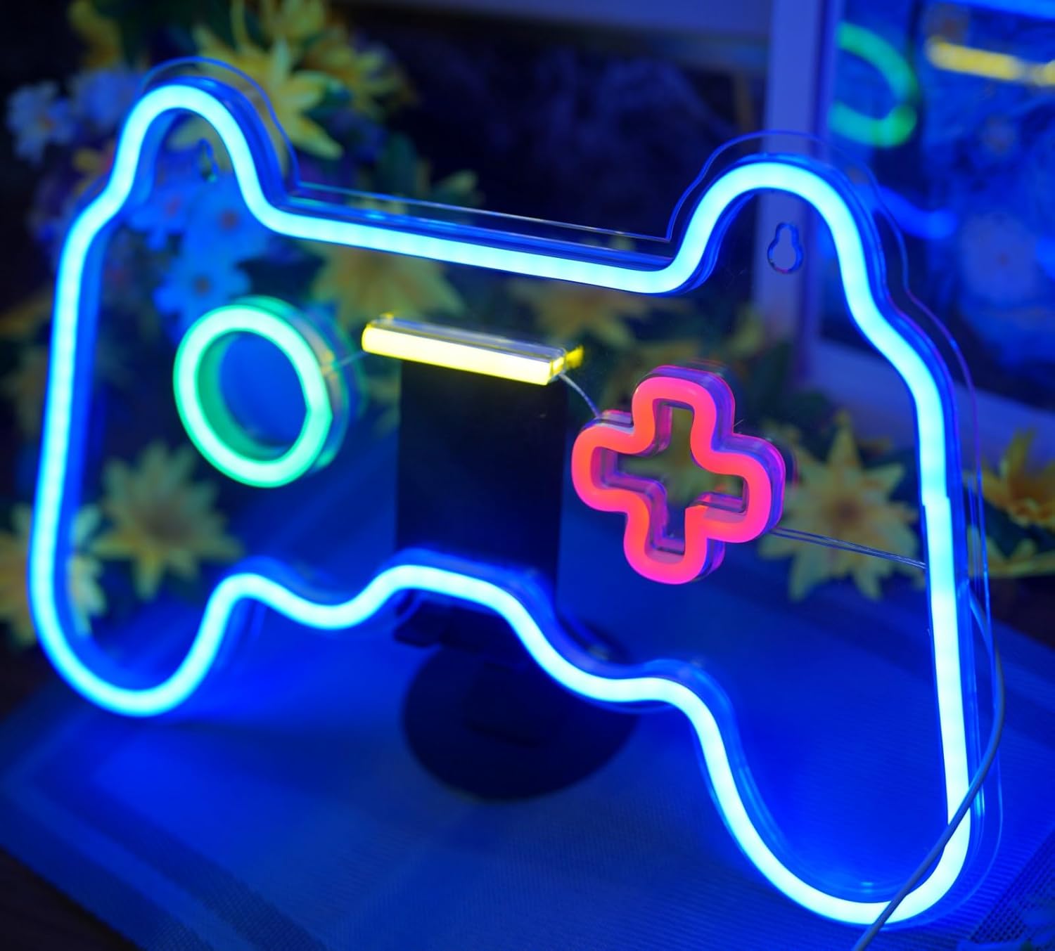 Neon Signs - 16''x11'' Gaming Lights LED Signs for Game Room Decor, PlayStation, Bedroom, Party Décor