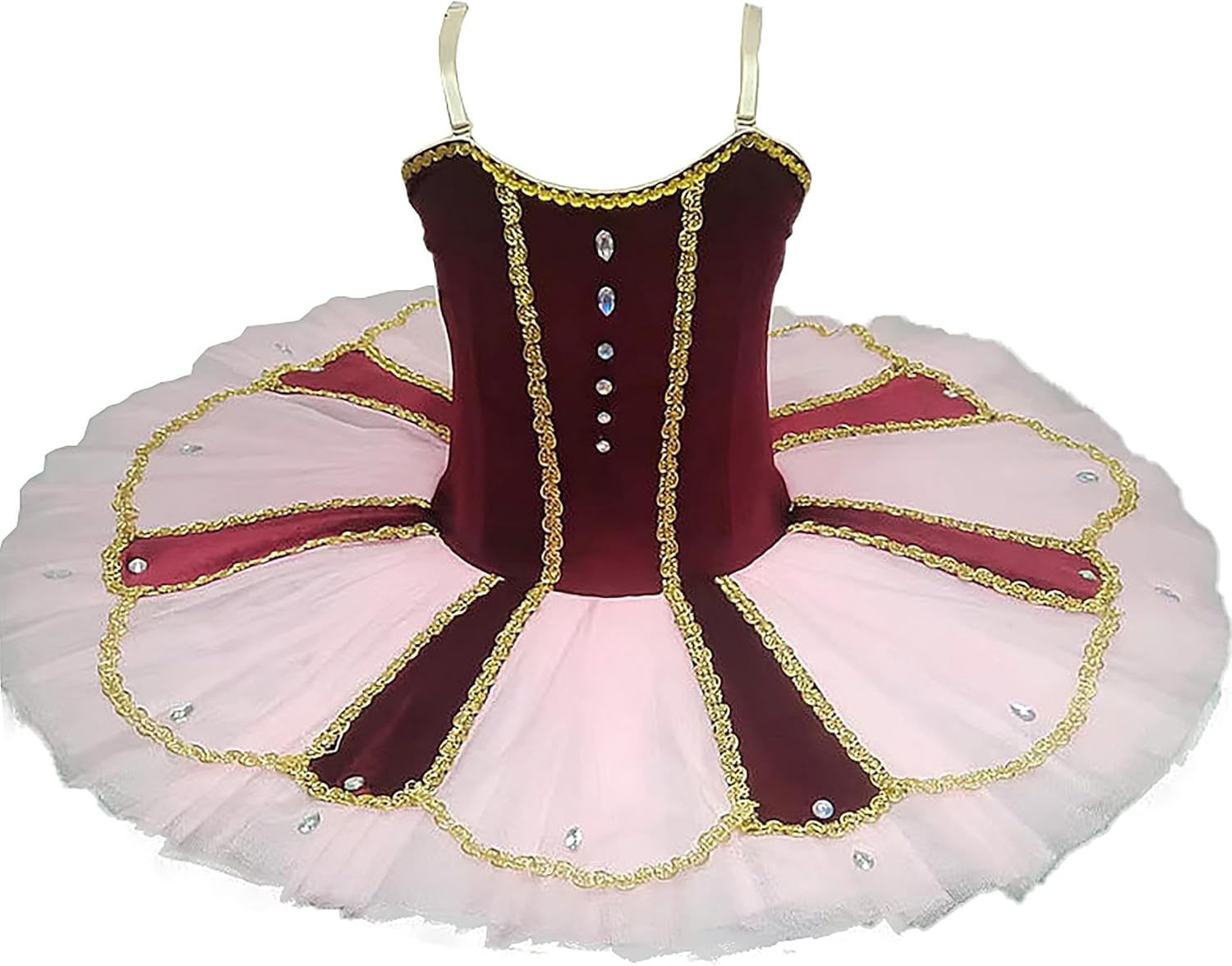 MTPLOP Professional Swan Lake Dance Costumes Womens Ballet Skirt Pancake Tutu Dress