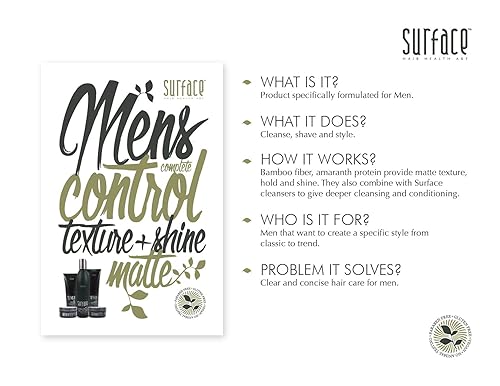 Miniatura 7 de Surface Hair Champú y gel de baño para hombres, 10 oz