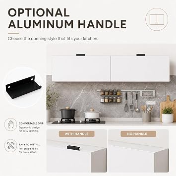 Wall Mounted Kitchen Cabinet, Bathroom Storage Organizer Floating Flip Door Wall Cabinet, Space Saving for Kitchen Bathroom Balcony(80x30x30cm/31x12x12in)