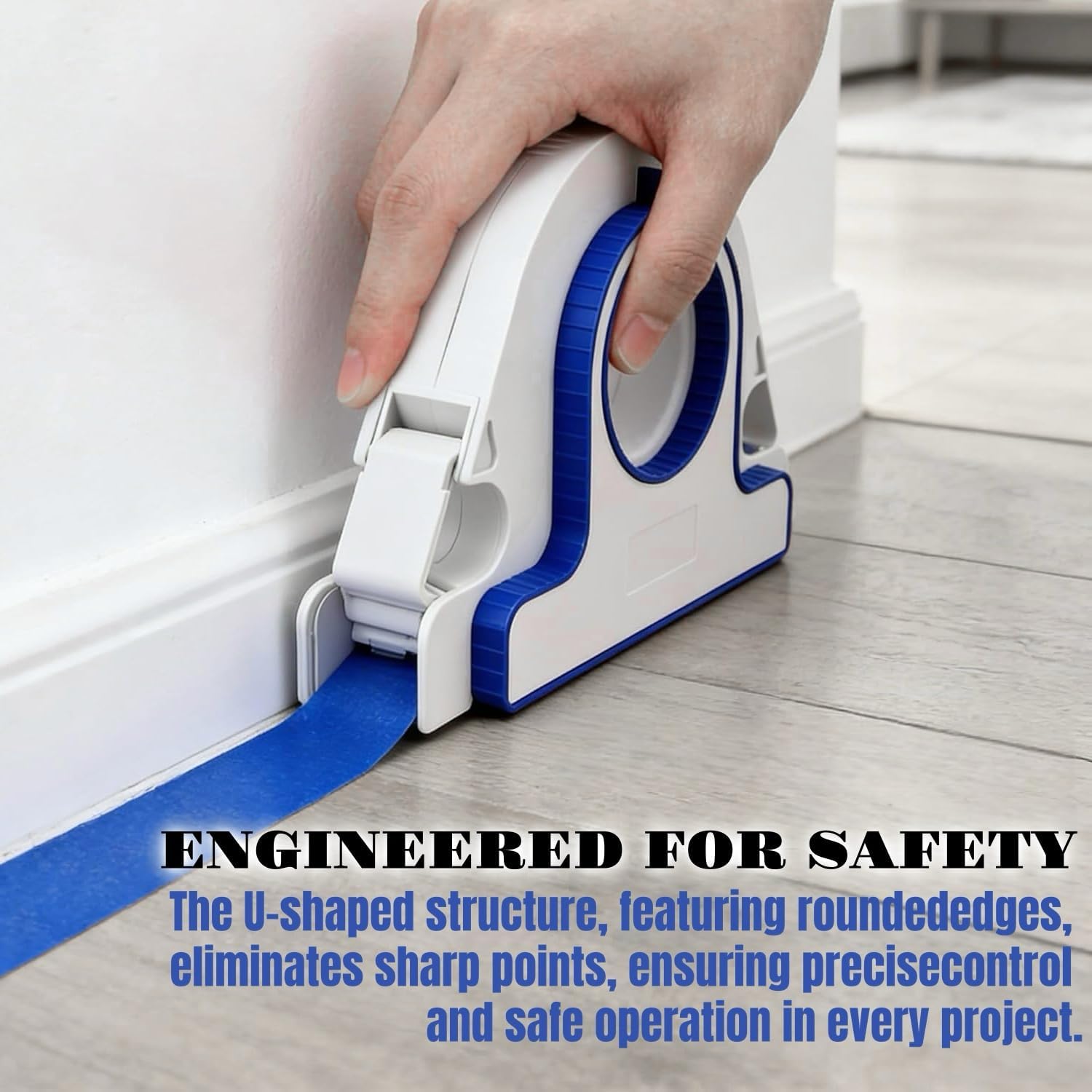 2026 Painters Tape Applicator, Masking Tape Dispenser with Scraper, Masking Paint Tape Applicator Set for Painting Trim, Wall and Floor Painting Includes one roll of Tape