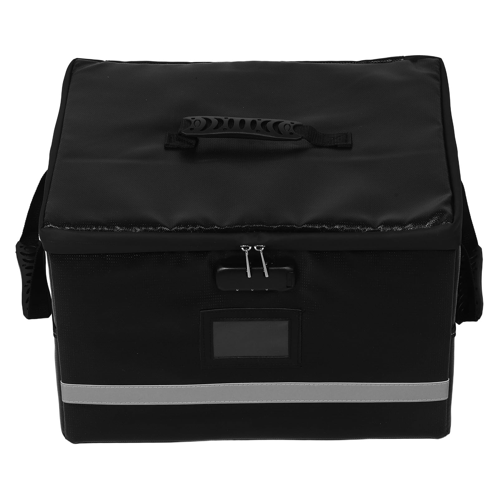 Operitacx Scatola portadocumenti impermeabile con serratura - Scatola organizer per documenti con cerniera e maniglia - Armadietto portadocumenti portatile con molteplici tasche per riporre materiale