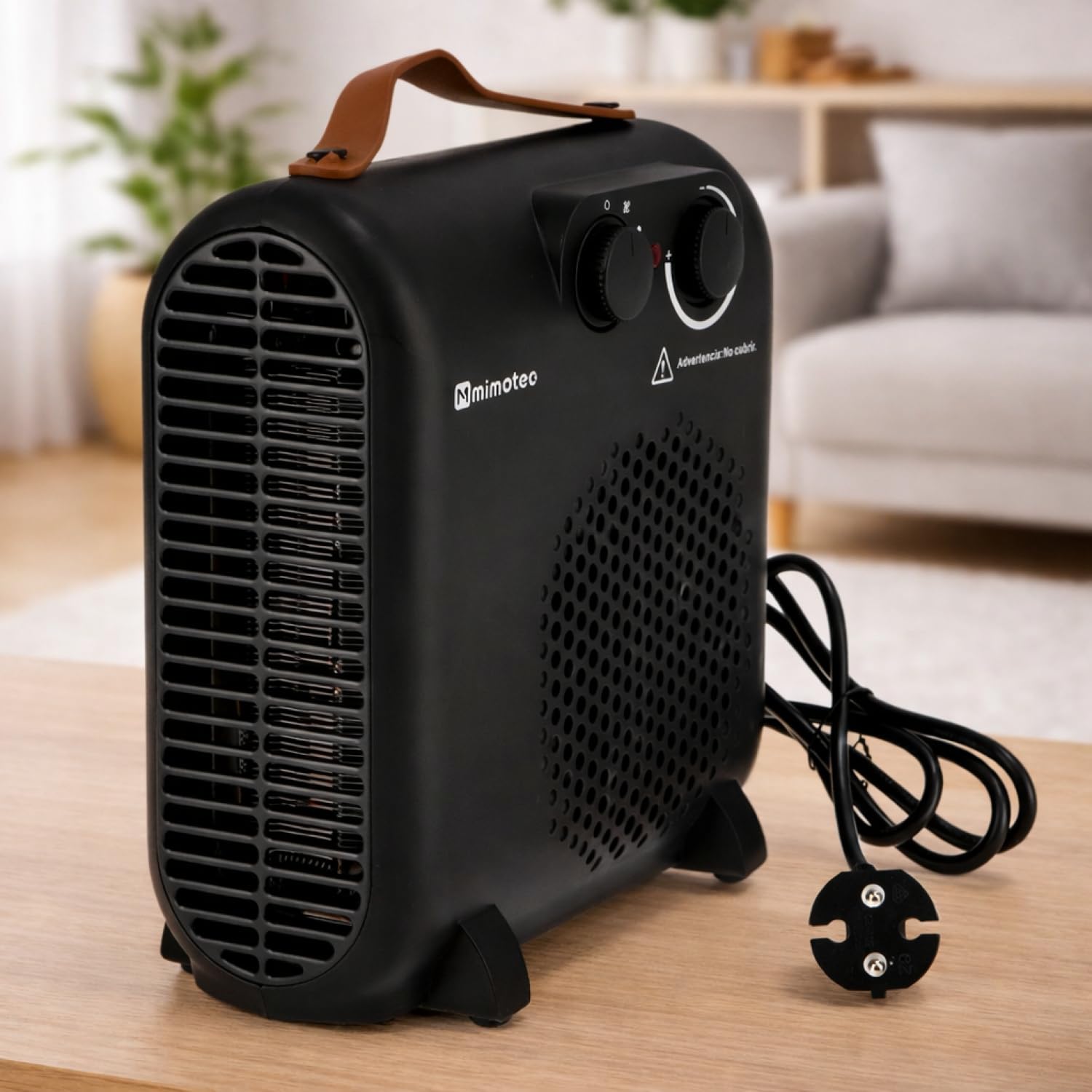 M mimotec - Calefactor Eléctrico Green Comfort 2000W Mimotec, Calefacción Portátil de Suelo, Doble Potencia 1000/2000W, Bajo Ruido <53 dB, IP20, para Estancias hasta 20 m131 — view 14