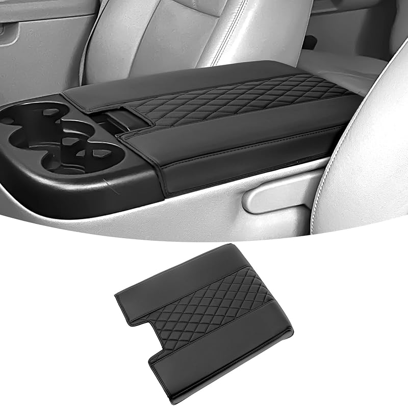 Capa para Console Central e Apoio de Braço ZZEQYG para Chevy Silverado/GMC Sierra 2007-2013, Tahoe, Suburban, Yukon e Avalanche – Console Jump Seat