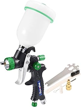 Dynastus 22 Oz Professional Composite HVLP Air Spray Gun Detail Paint Sprayer 2 0mm Nozzle With 3 Nozzles And Air Regulator Kits - View #5