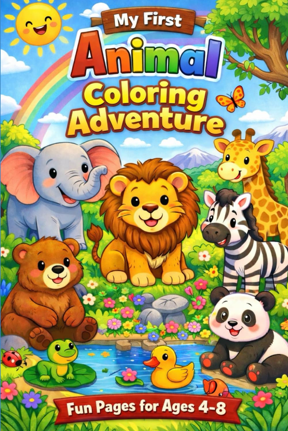 My First Animal Coloring Adventure