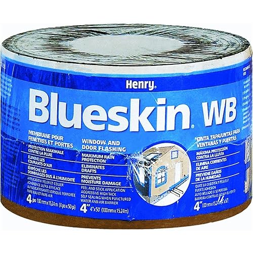 Henry BH200WB4559 Blueskin Weather Barrera de impermeabilización de membrana, autoadhesivas longitud de 50'x 4" ancho