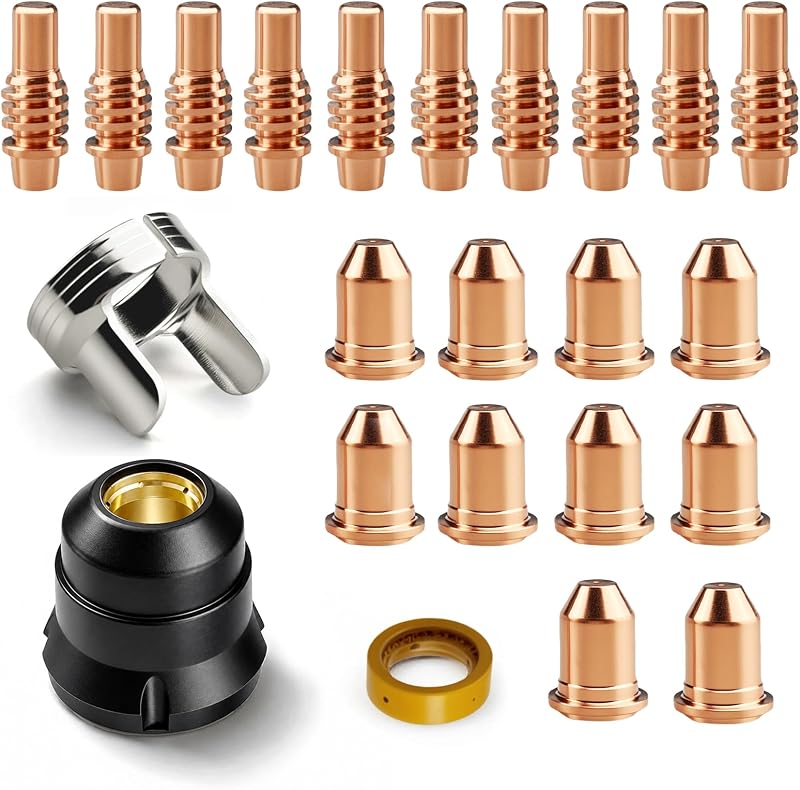 23PK Plasma Cutter Consumables Kit for Harbor Freight Titanium Torch Parts
