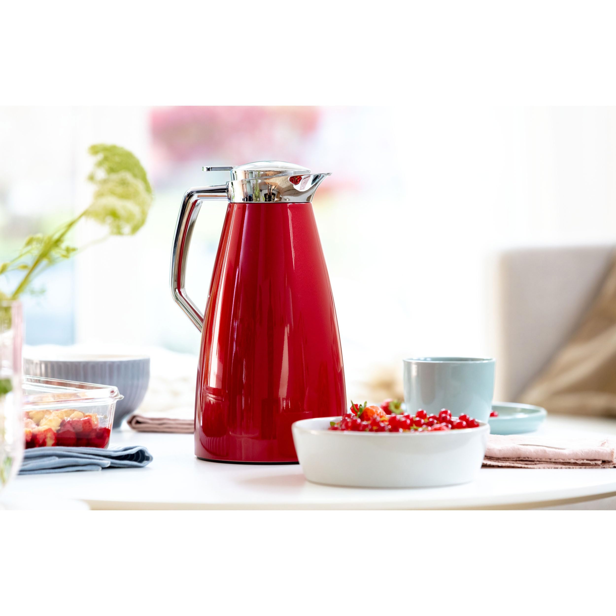 Emsa F4140300 Plaza Bouteille isotherme en plastique ABS Rouge 1 l