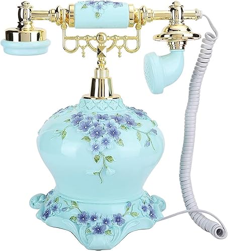 Miniatura 6 de Nueva réplica de teléfono antiguo, teléfono antiguo de la casa telefónica antigua, teléfono doméstico, pantalla de llamada FSK DTMF detección